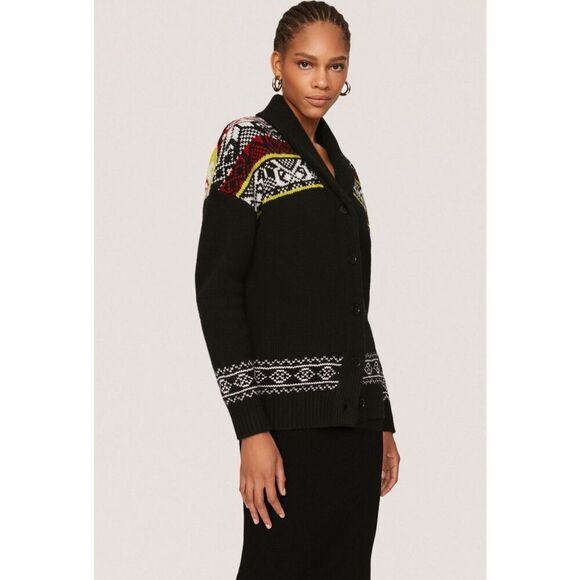 The Kooples Printed Cardigan - Picture 1 of 10